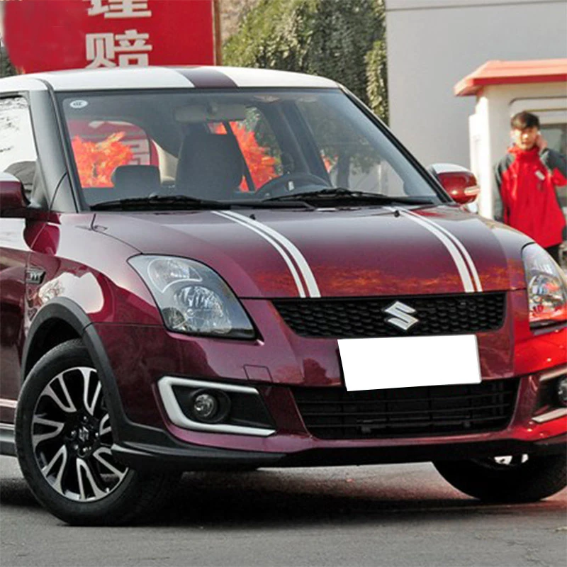 Наклейки для автомобиля Car Styling Line Stripes на капот и грузовик из винила с вырезом для Ford Focus 2 / BMW MINI.