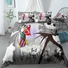 Комплект постельного белья Hallowood ночь перед Рождеством, пододеяльник с наволочкой