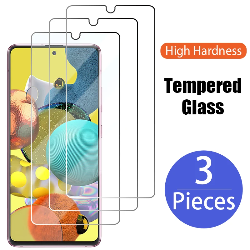 

NEW 3PCS Tempered Glass for Samsung A50 A51 A52 A40 A20e A20 A10 Screen Protector for Samsung A31 A32 A21S A71 A72 M31 M21 A70