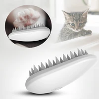 cat accessories dog hair removal silicone massage comb pet hair cleaning brush cats dogs supplies puppy kitten bath clean brush
