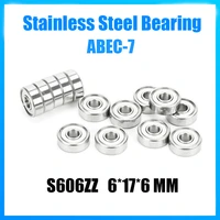 s606zz bearing 6176 mm 5pcs abec 7 440c roller stainless steel s606z s606 z zz r 1760zz ball bearings