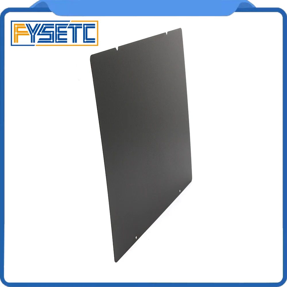 Черная двухсторонняя текстурированная пластина PEI с порошковым покрытием 310x310 мм