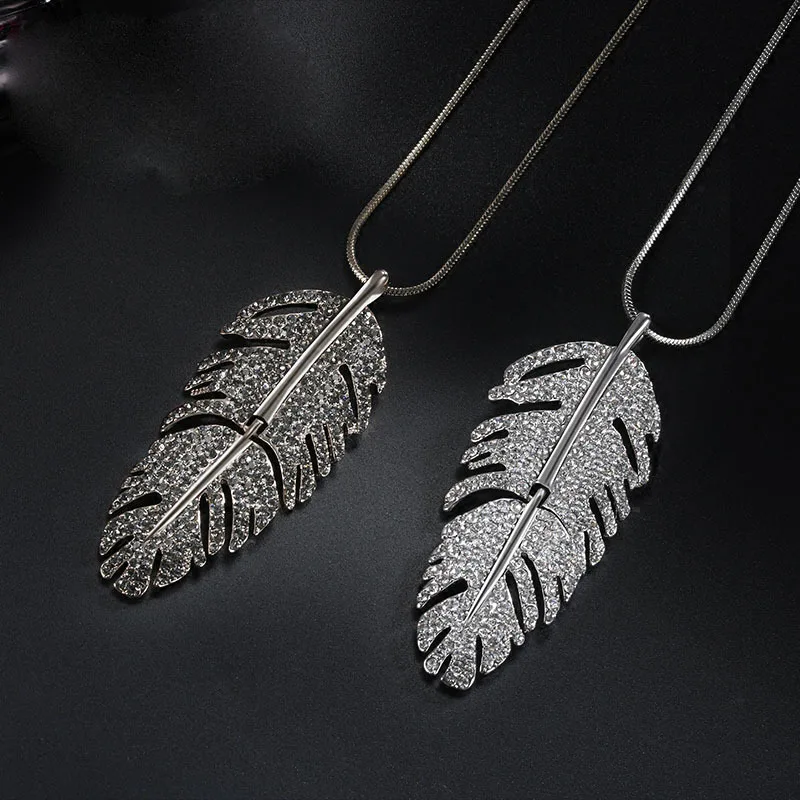 Модное ожерелье LWMMD для женщин украшения с кристаллами винтажное длинное