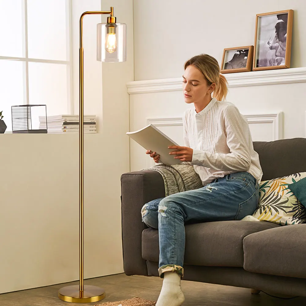 Светодиодная Напольная Лампа Depuley в скандинавском стиле вертикальный