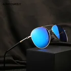 Солнцезащитные очки поляризационные UV400 для мужчин и женщин, роскошные брендовые дизайнерские солнечные очки для вождения, винтажные авиаторы