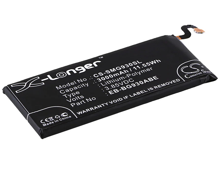 Кэмерон китайско 3000 мАч батарея для SAMSUNG Galaxy S7 Duos XLTE герой SM G9308 G930A G930F G930P G930R4 G930T