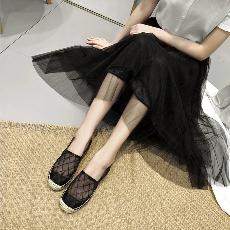 Эспадрильи женские водонепроницаемые мокасины обувь в стиле дерби с пеньковой