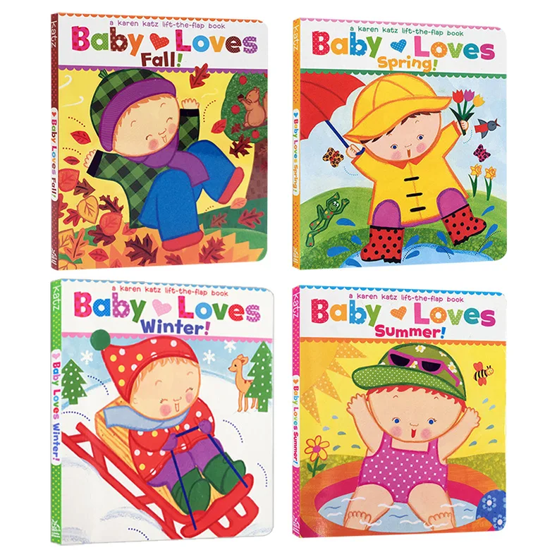 8 книг/набор часть для тела обучения английскому слову Карен Катц детская