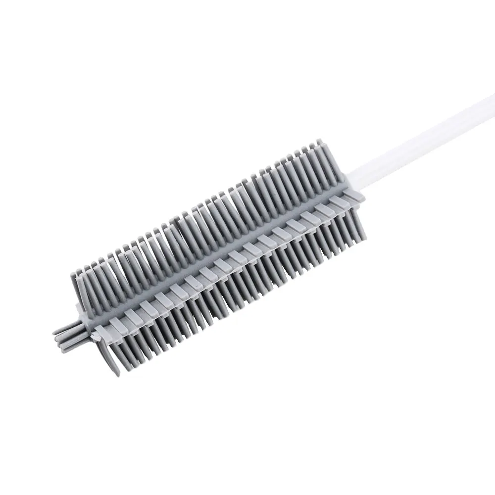 Силиконовая щетка для чистки стекла с длинной ручкой 1 шт. бытовая чашка мытья чая