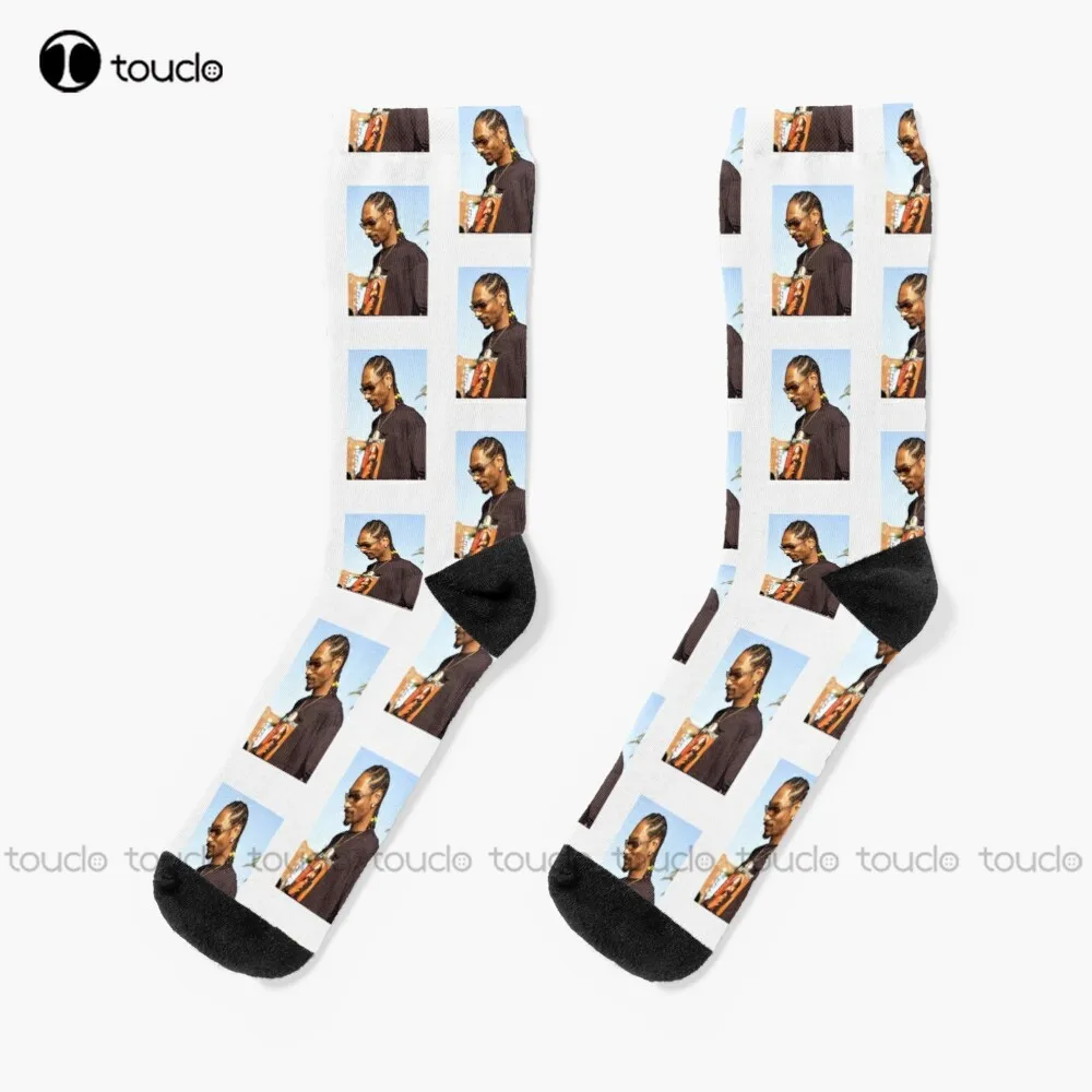

Snoop_Dogg| Perfect Gift Socks Black Socks For Women Christmas Gift Unisex Adult Teen Youth Socks Custom 360° Digital Print
