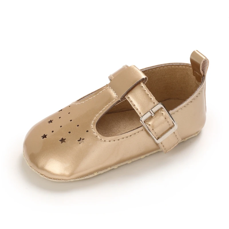 

Toddler Newborn Baby Girls Boys Shoes Non-Slip First Walkers Baby Leather Soft Sole Casual Shoes 0-18M