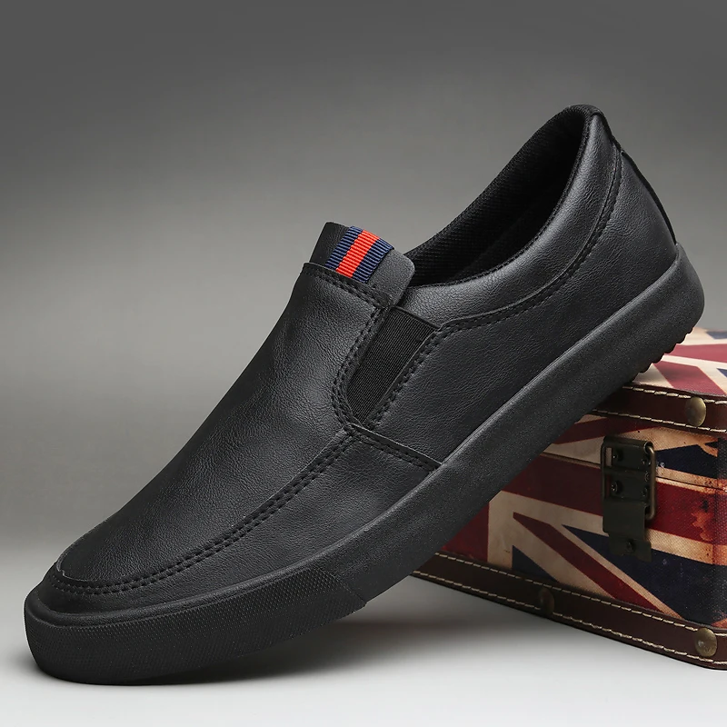 Новинка Мужская повседневная кожаная обувь Сезон весна-осень Дизайнерские