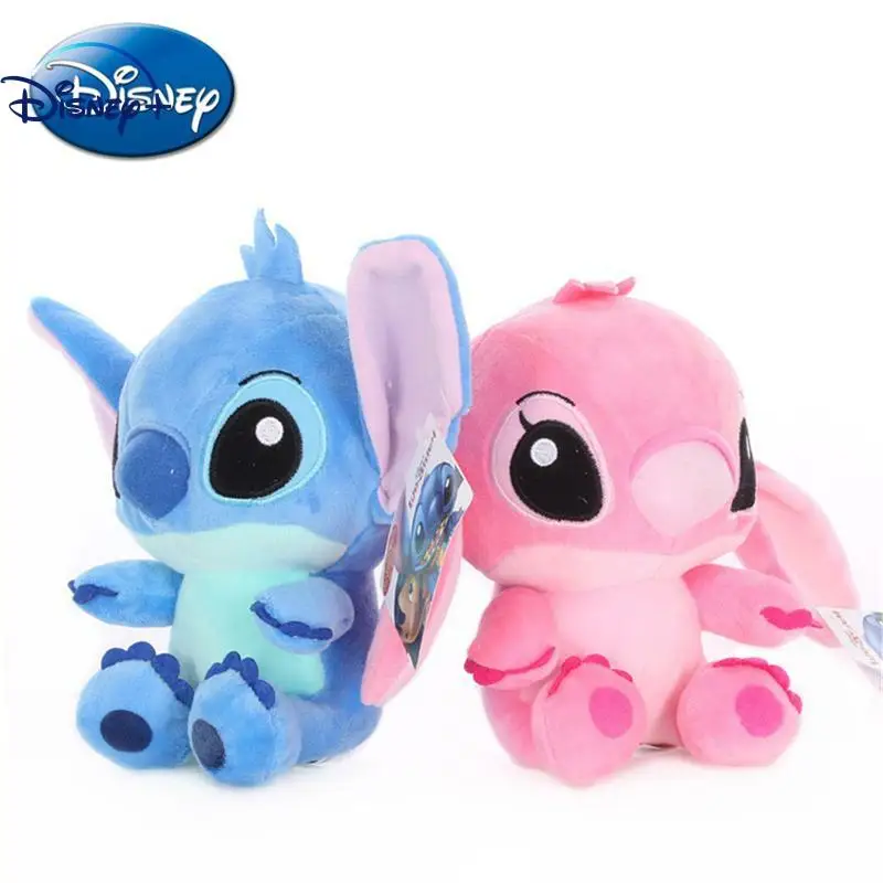 

Модели пар из мультфильма «Лило и Стич» Disney, мягкие плюшевые куклы, аниме плюшевые детские игрушки, Подвесные Игрушки для девочек, детей, под...