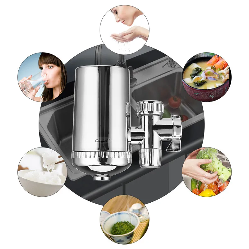 Фильтр для водопроводной воды кухонный смеситель из нержавеющей стали