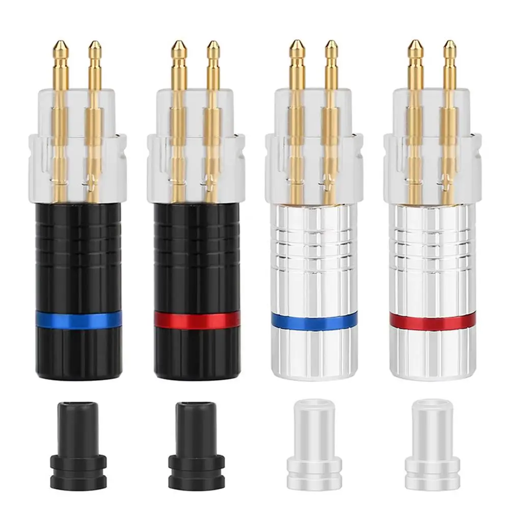 

2Pcs Earphone Cable Pin Plug Connector for Sennheiser HD650 HD600 HD580 HD25
