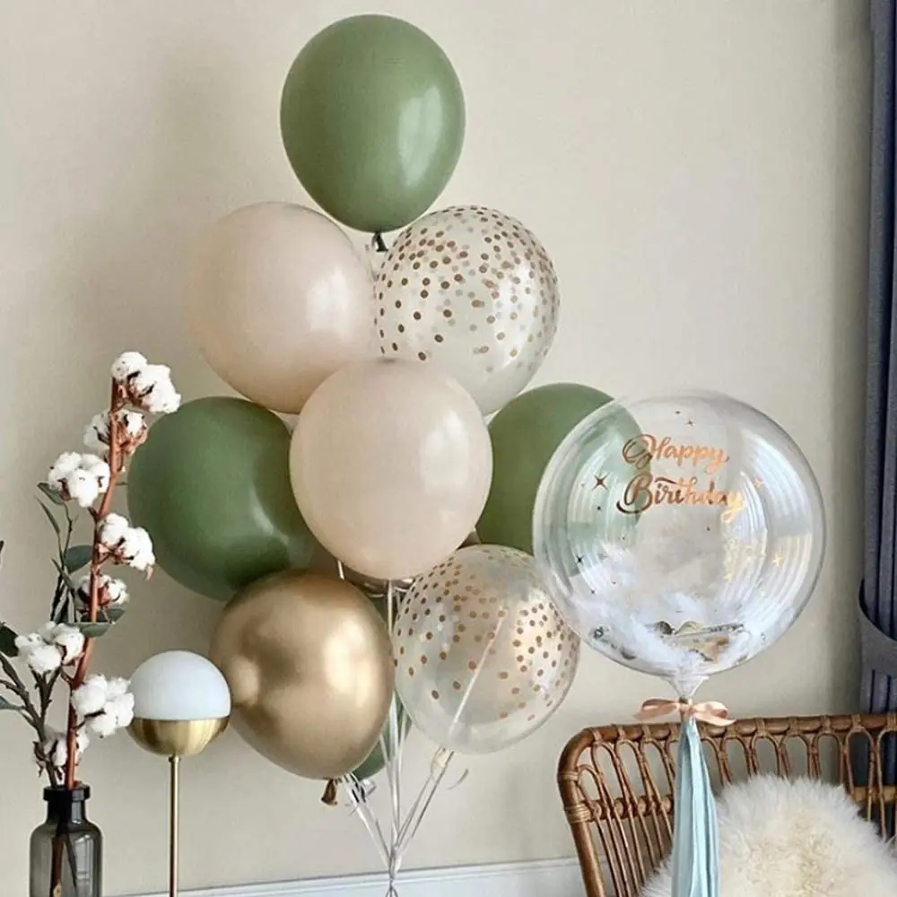 

Retro Green Balloon Garland Arch Kit Avocado Green Balloon Wedding Birthday Party Valentine Decorations Latex Ballon Decoration
