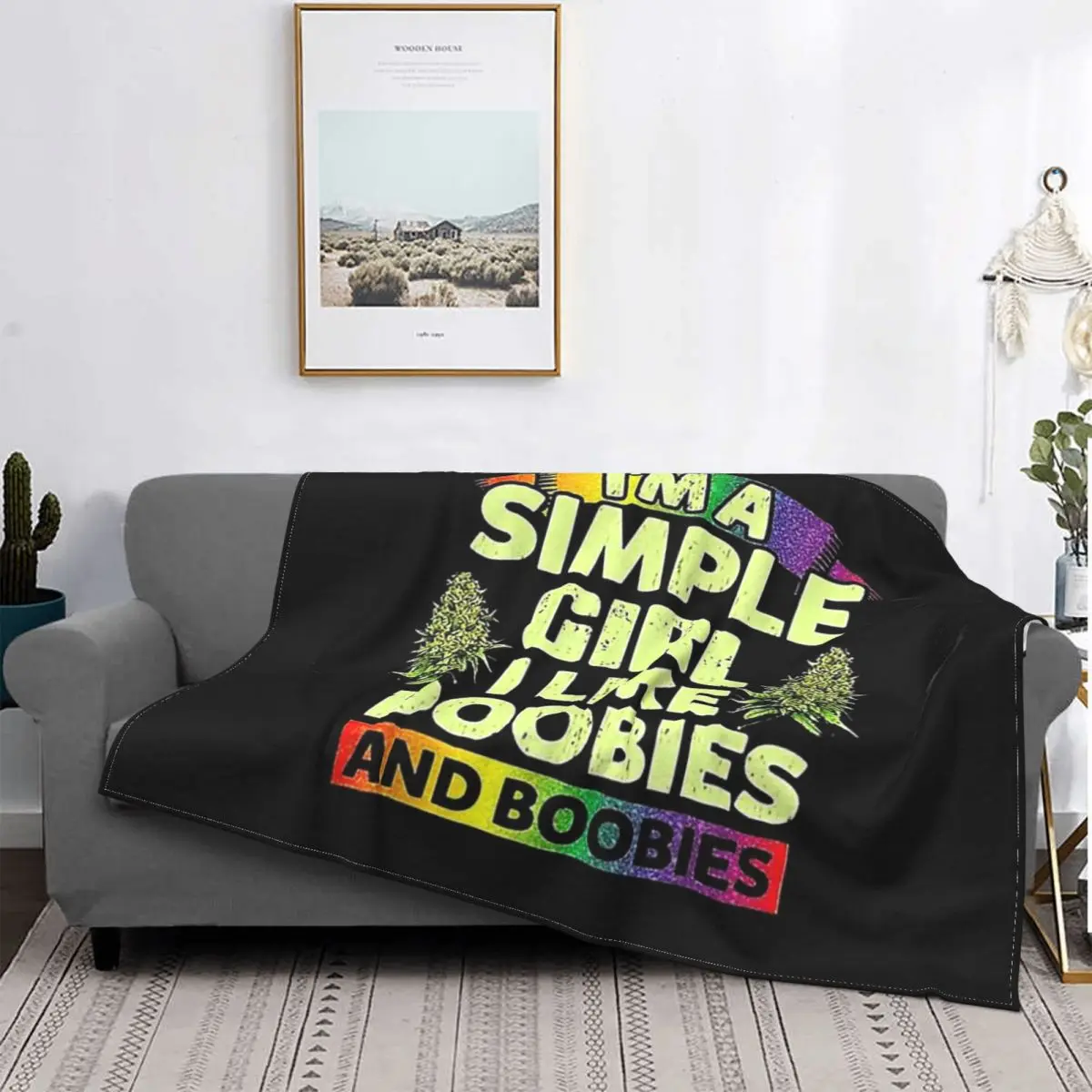 

Im A Simple Girl I Blanket Bedspread Bed Plaid Plaid Bed Covers Thermal Blanket Bedspread 220X240