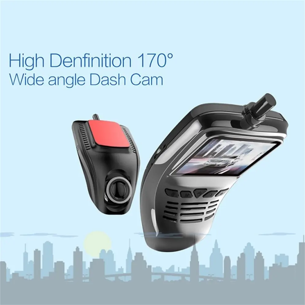 

Small Eye Dash Cam Car DVR Recorder Camera with Wifi Full 1080p Wide Angle Lens G Sensor Night Vision Dash Cam