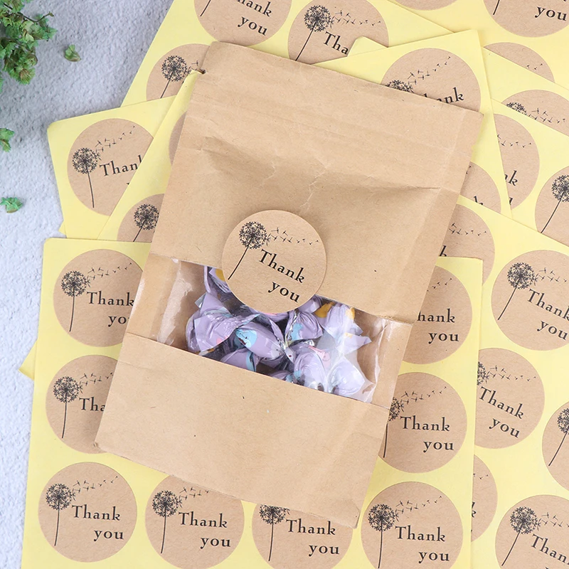

120pcs/lot New Thank You Seal Stickers Gift Seal Sticker For Homemade Bakery&gift Packaging