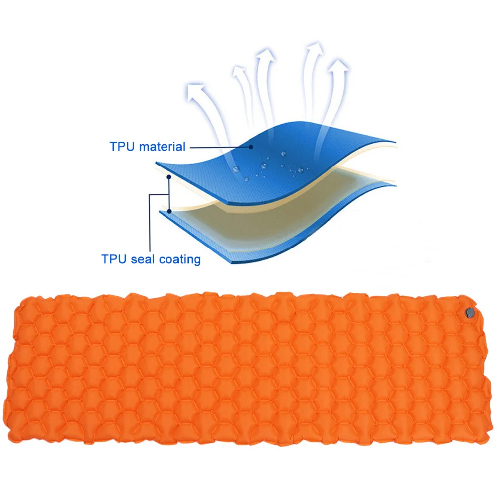 Наружный тент надувной матрас Сверхлегкий портативный Надувной Спальный коврик