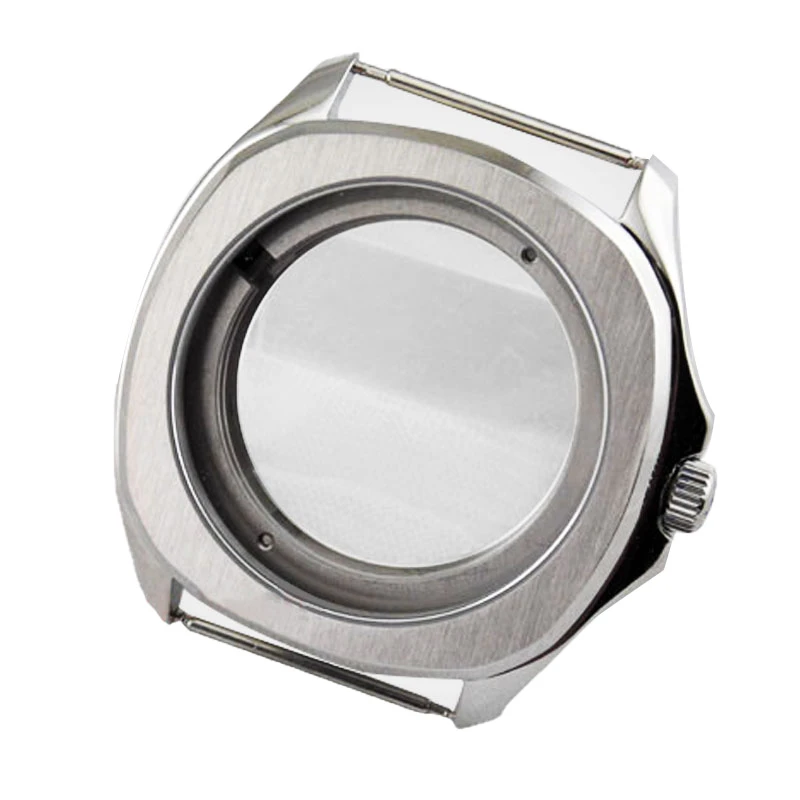 Стальной чехол для часов с матовым сапфировым стеклом 40 мм Miyota 821A/8215 ETA 2836