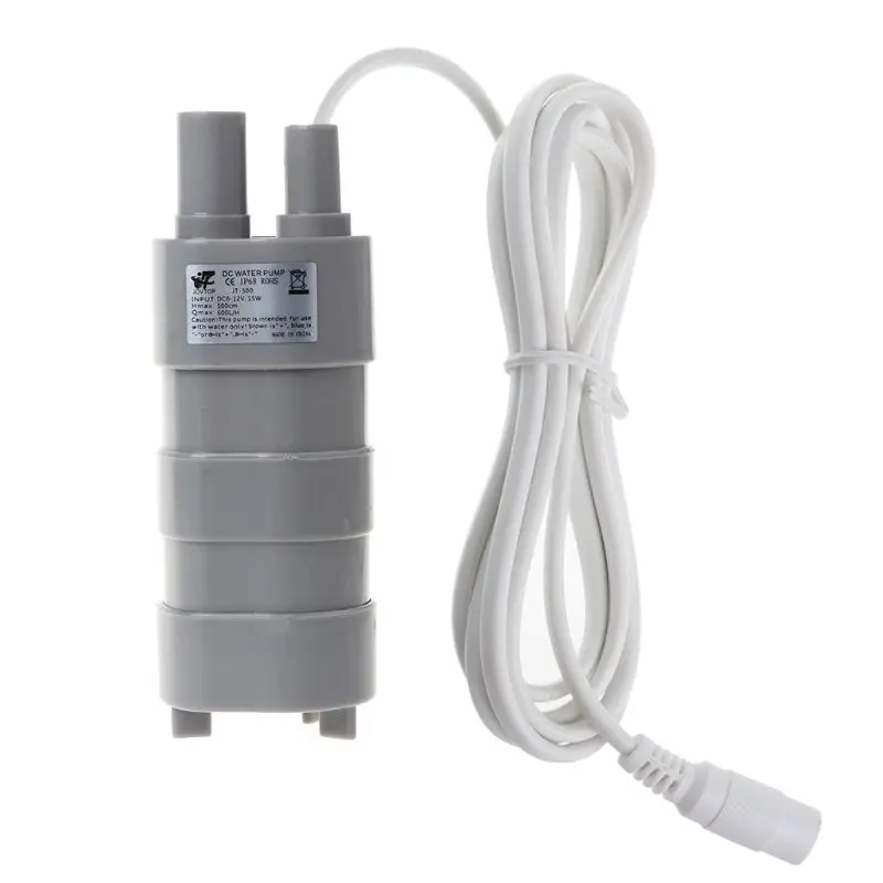 

1.2A DC 12V Micro Submersible Motor Water Pump 14L/Min 840L/H 5M 5.5x2.1 Female