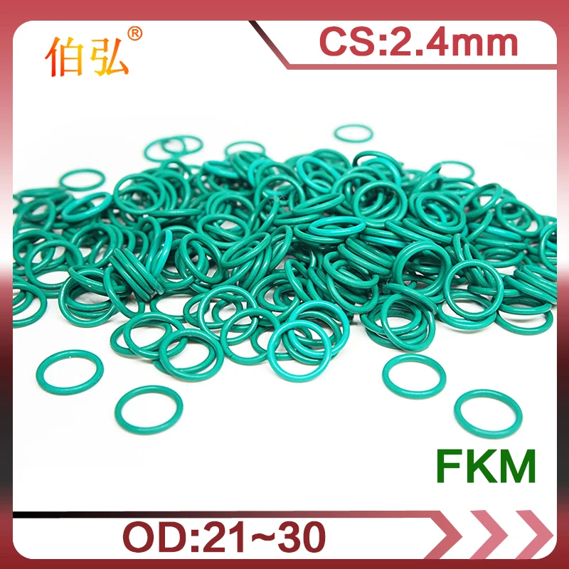 Фторкаучук уплотнительное кольцо 5 шт./лот запечатывание FKM CS 2 4 мм