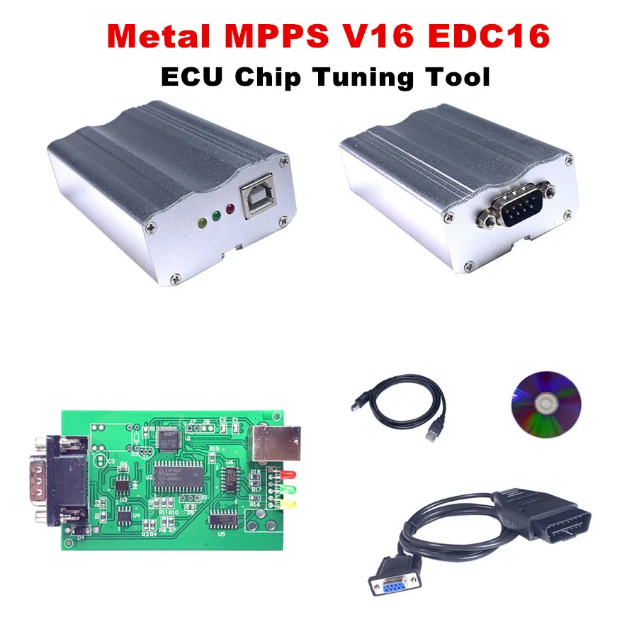 Лучшая цена качественный SMPS MPPS V16 EDC16 чип для настройки Re-map K + CAN- Flasher