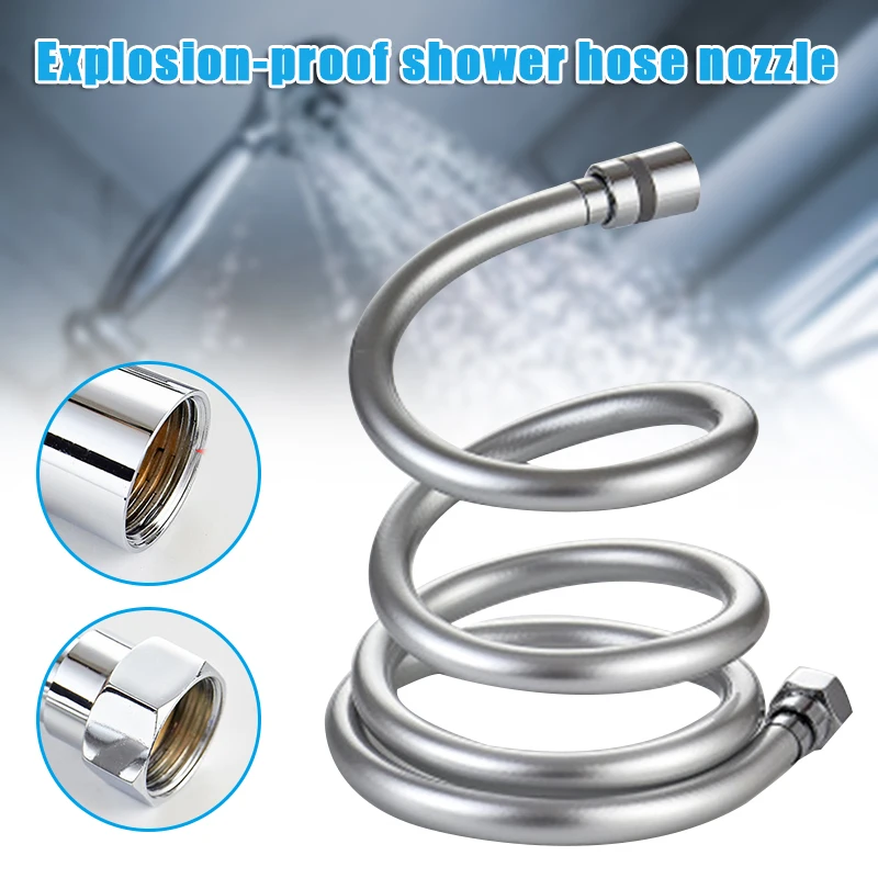 

1.5m Durable Shower Hose Anti-Entanglement High Pressure Explosion-Proof Shower Hose Bathroom Supplies flexible de douche
