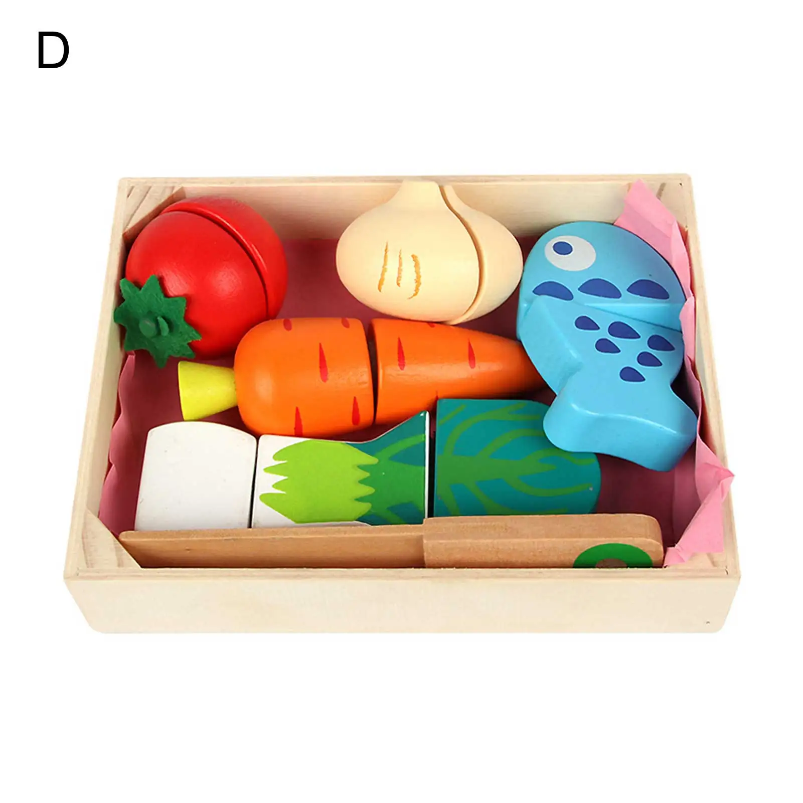 

Children Wooden Simulation Realistic Multifunctional Interactive Interesting Kitchen Series Play House Game Set Educational Toy