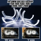 DTM U Форма светильник Дневной светильник комплект светодиодов глаза ангела Halo Кольцо DRL для BMW E66 E65 подтяжки лица 750I 2006-2008 с украшением в виде кристаллов ангельские глазки