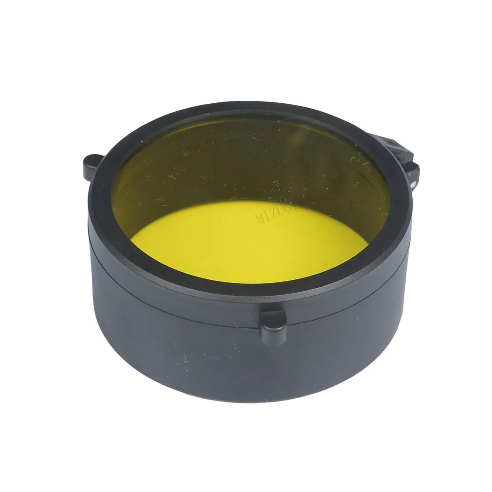 Transparent Rifle Scope Cover Protection 30mm-69mm Lens Flip Up Quick Spring Cap Yellow Objective Lense Lid Hunting | Спорт и