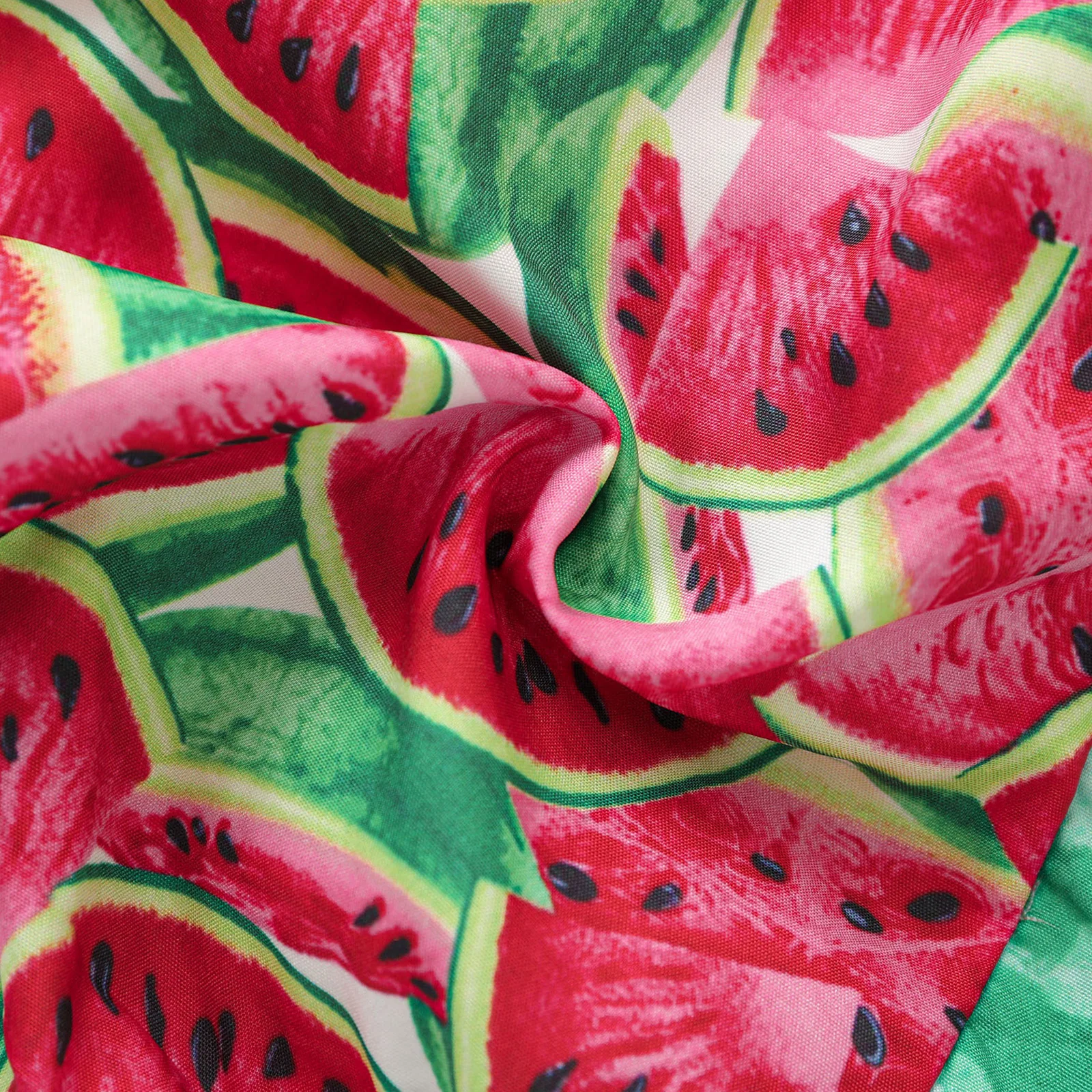 

Infant Newborn Baby Girls Outfit Suit Sweet Style Infant Summer Creative Watermelon Printed Fly Sleeve Romper Bow Headwear