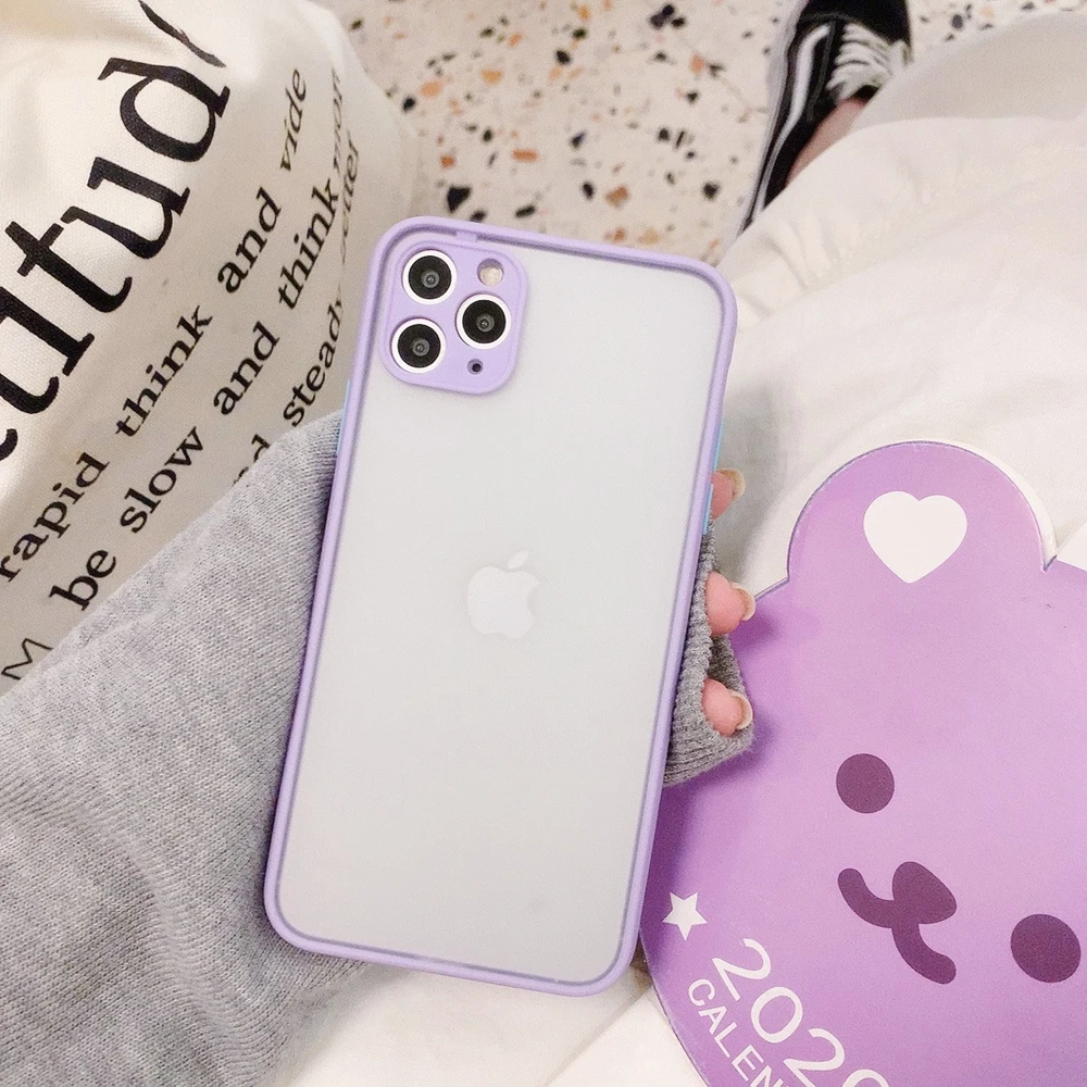 matte precision tpu phone case for iphone 11 12 pro max se 2 xr xs max 6s 8 7 plus x shockproof soft silicone clear armor cover free global shipping