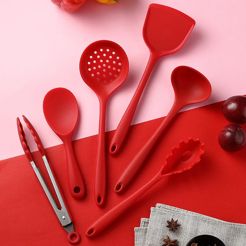 

Silicone Cooking Utensils Set Kitchenware Cookware Heat-Resistant Kitchen Non-Stick Cookware Baking Tools Kitchen Accessories