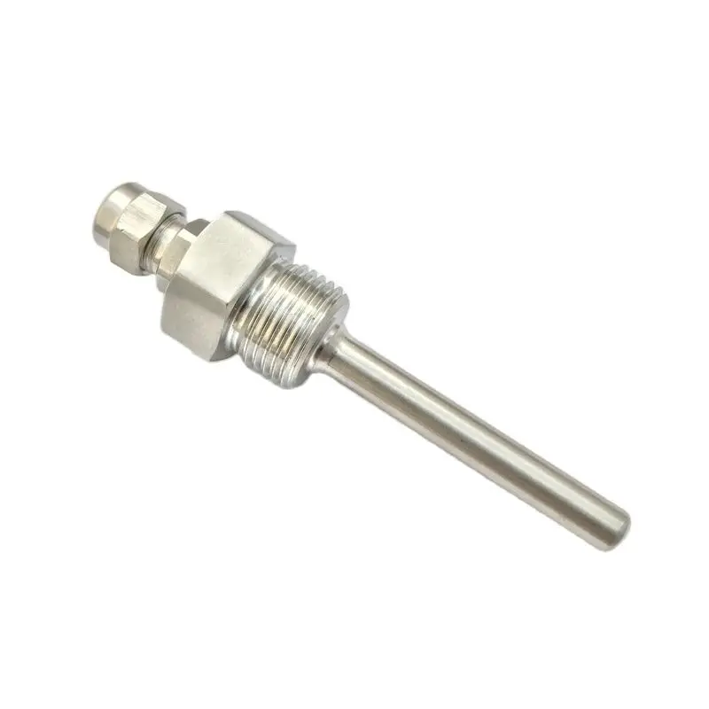 SSP21-060 Thermowell погружной рукав карман из нержавеющей стали 304 BSP 1/2 дюйма для провода