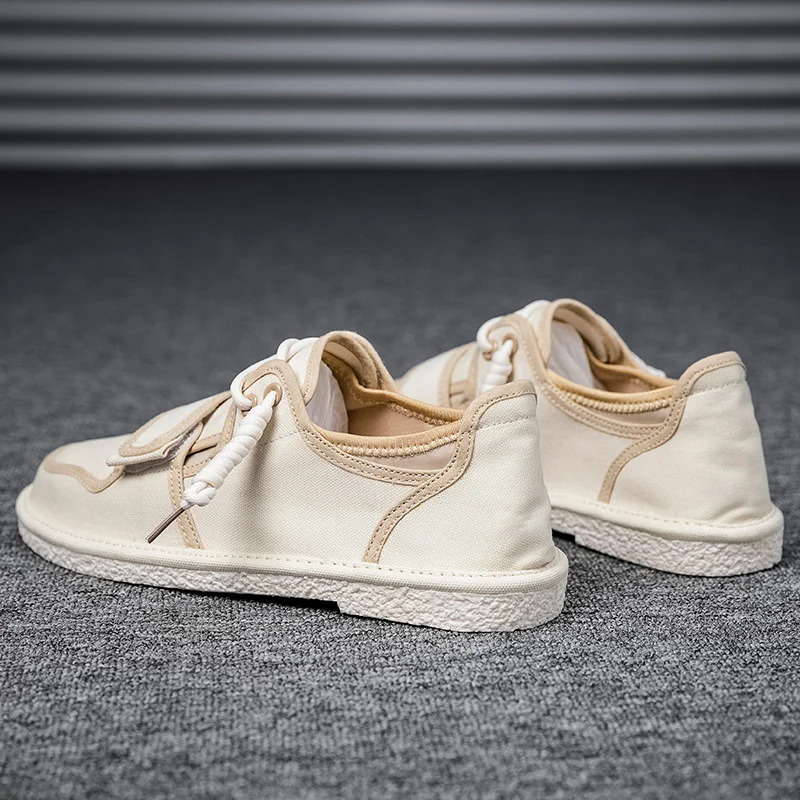 

Mens Causal Shoes Mesh Men's Sneakers Casual Shoes For Men White Canvas Mens Slip On Sport Beige Sapatos Spring Fashion