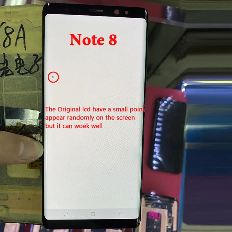 ЖК дисплей SUPER AMOLED N950F для SAMSUNG Galaxy Note 8 сенсорный экран N950W N950FD с цифровым