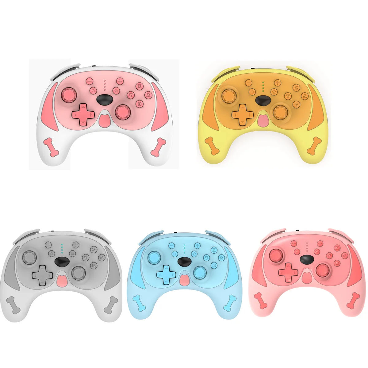 

Беспроводной Bluetooth контроллер геймпад 6-осевой гироскоп джойстик для Nintendo Switch Pro /Switch Lite и ПК Window7/8/10 аксессуары