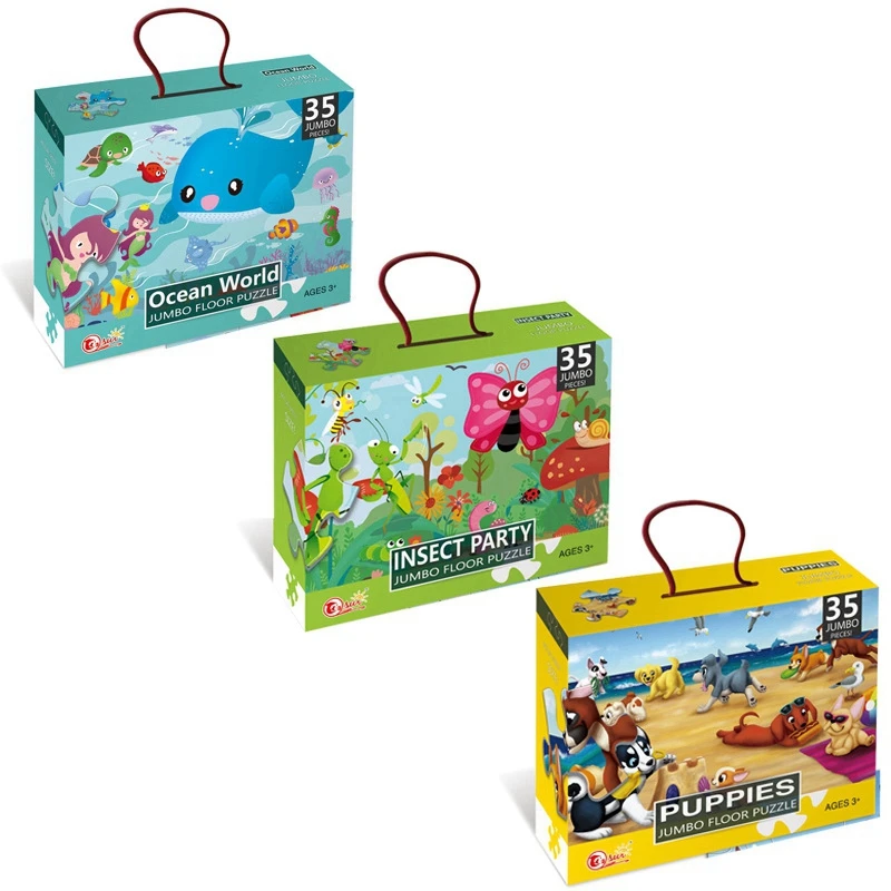 

Jigsaw Puzzle 35Pcs Puzzles For Kids Educational Toys Jigsaw Board Style Puzzles Box Set for Kids Gift 2-6 Years Montessori Toys