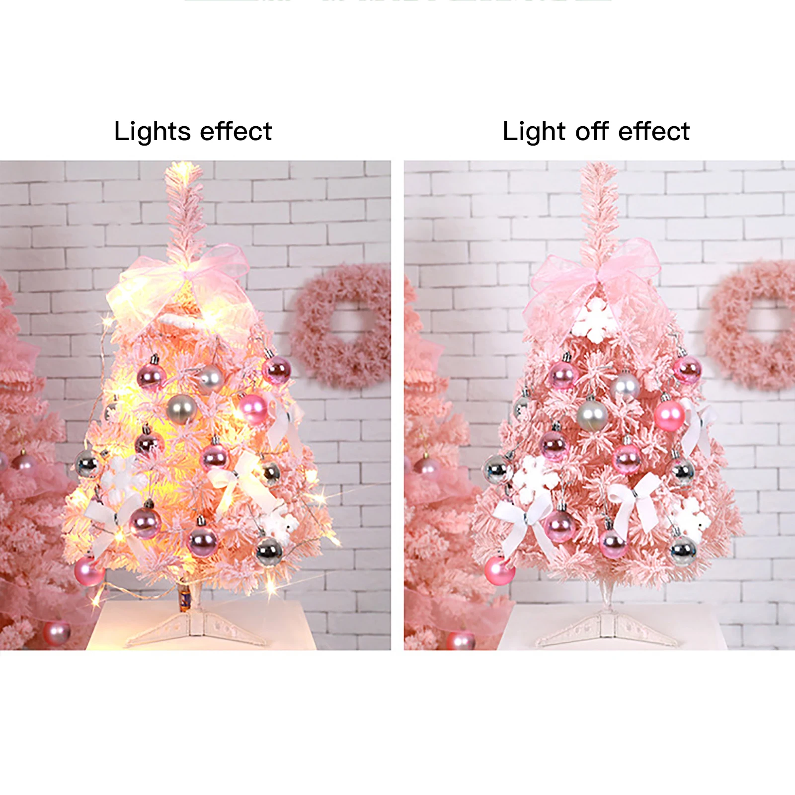 Настольный светодиодный светильник Рождественская елка украшения Мини DIY