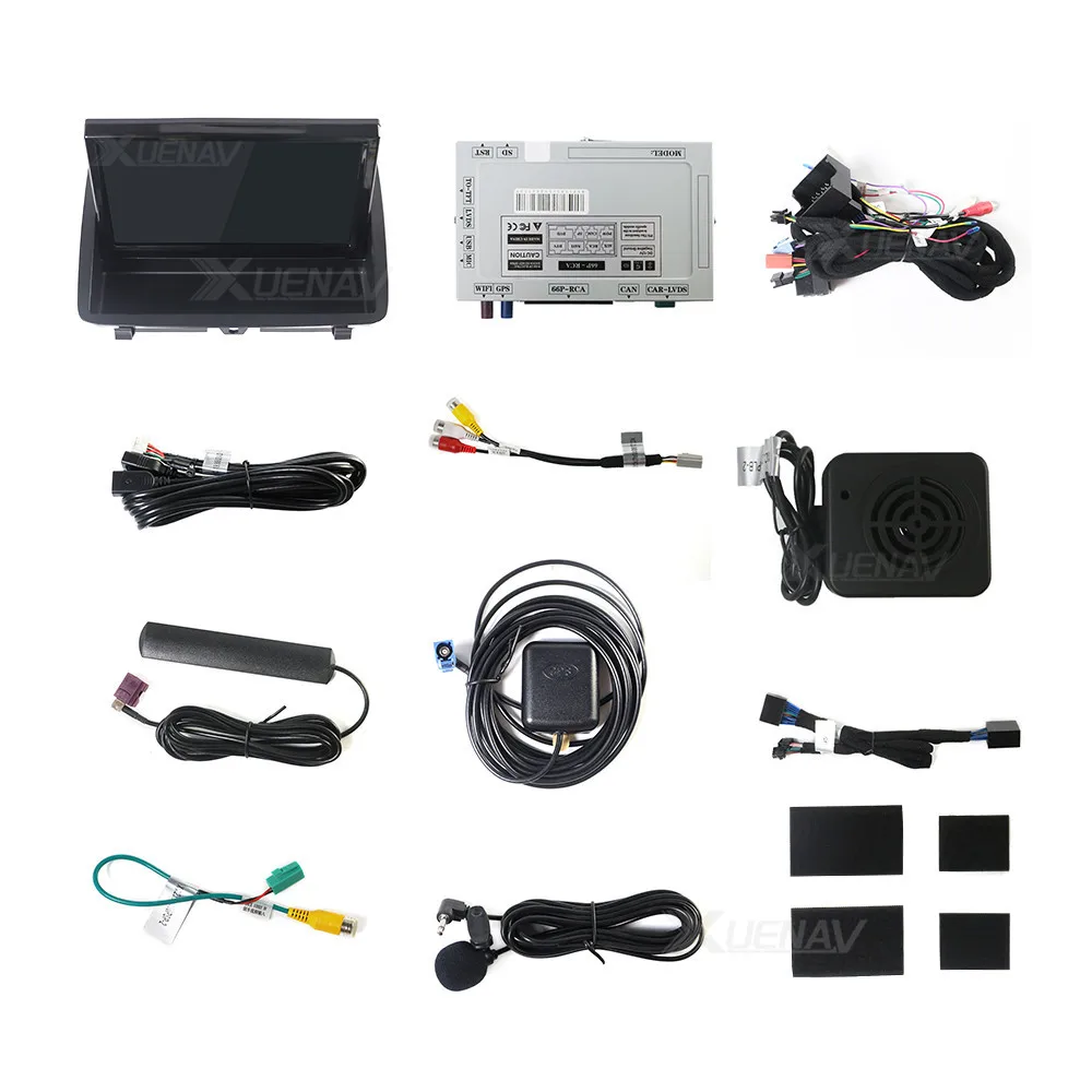 

XUENAV Android System Car Multimedia player GPS Navigation For-AUDI Q3 2011-2018 Car Carplay WITH BIG SCREEN MP3 MP4