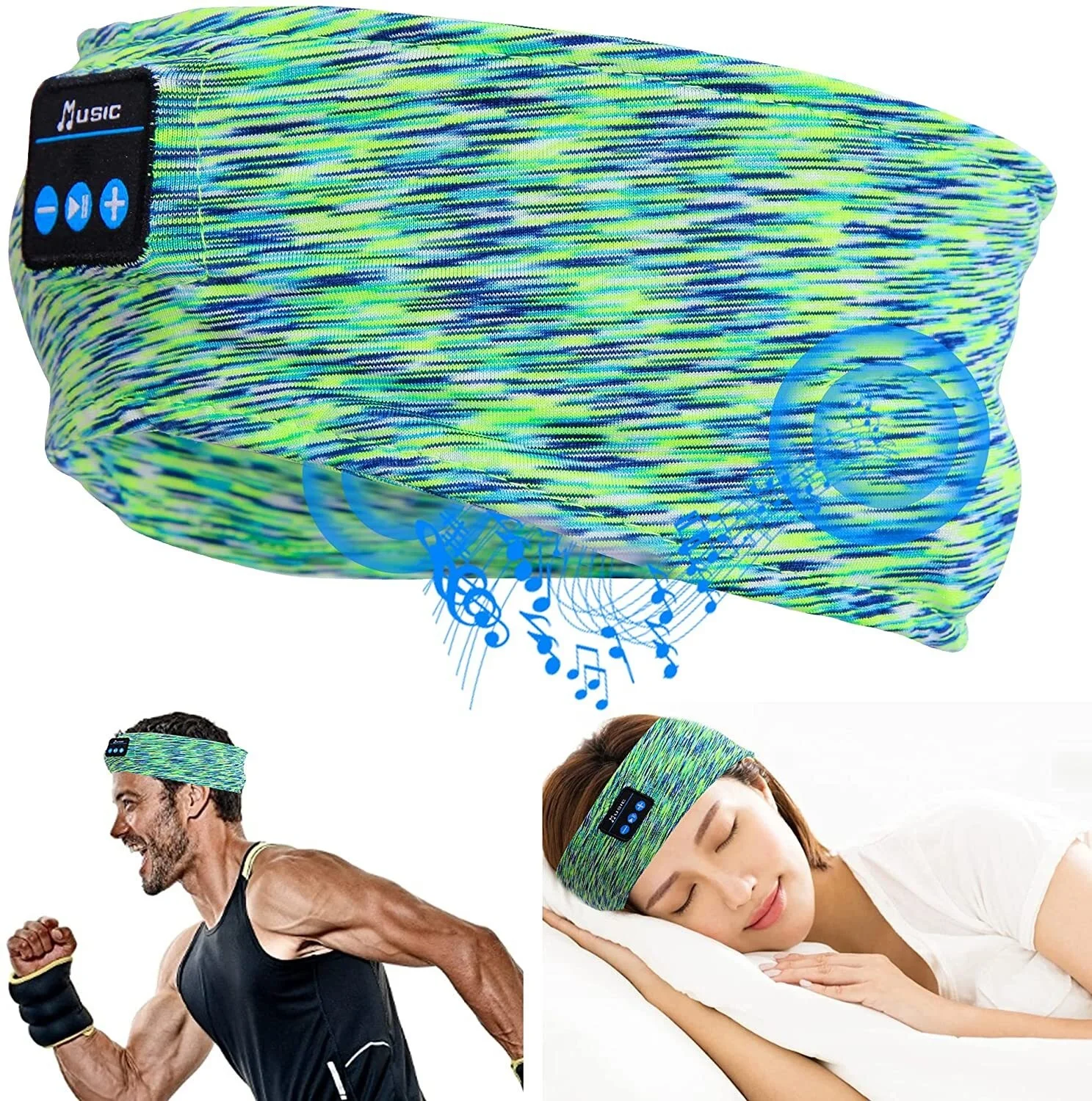 

FOR Sleep Headphones Bluetooth Headband,Wireless Music Sport Headbands, Long Time Play Sleeping Headsets with Built in Speakers