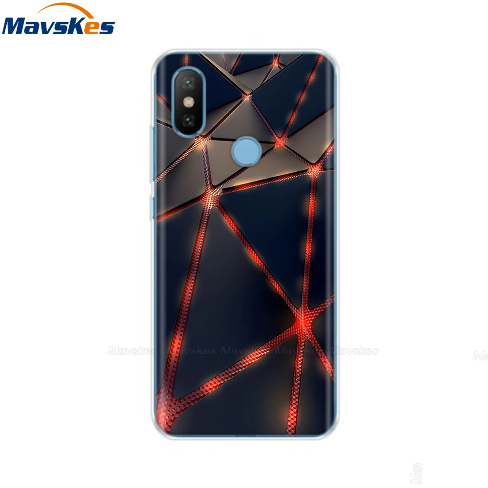 Силиконовый чехол для телефона для Xiaomi mi A2 Lite, чехол с рисунком, мягкая задняя крышка из ТПУ, чехол для телефона для Xiomi mi A2 mi A2 LITE, бампер - Цвет: 18