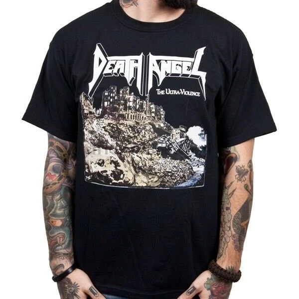 Футболка с надписью Death Angel The Ultra цвет: S M L XL XXL футболка Thrash официальная|Мужские