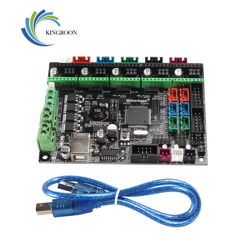 Материнская плата MKS Gen L совместимая с Ramps1.4/Mega2560 R3 поддержка A4988/DRV8825 аксессуары