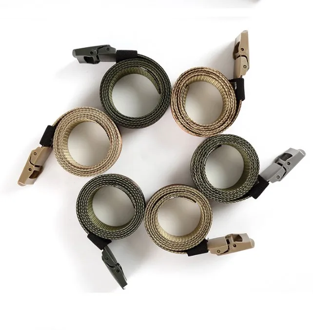 

Nylon belt men's belt automatic buckle youth and teenager hypoallergenic pants leisure outdoor