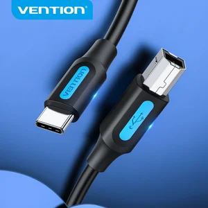 Vention USB C to USB Printer Cable for MacBook Pro Scanner Fax machine HP Canon Dell Samsung Printer