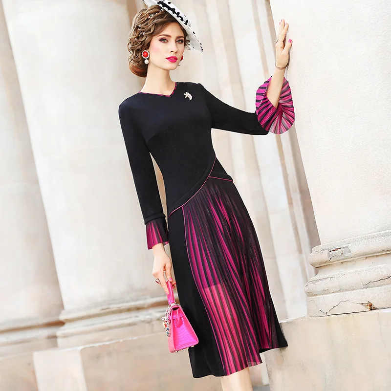 Платье в стиле пэчворк весна 2019 новинка уличный стиль женское сексуальное платье