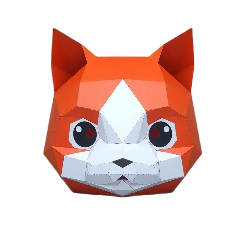 3D бумажная маска с экстрактом древесного угля модным животным и игровой Ролевой